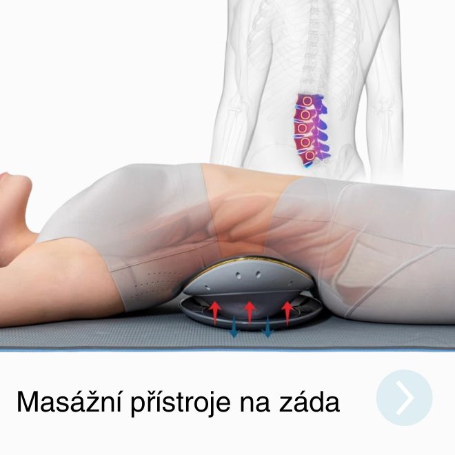 Masážní přístroje na bederní páteř